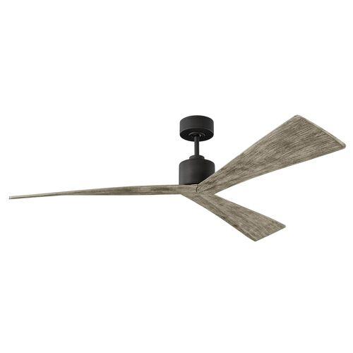 Visual Comfort - Adler Ceiling Fan - Weathered Oak - Brown - 3 Blades