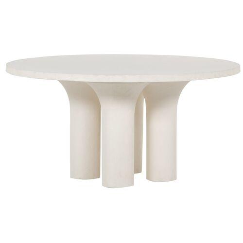Cove 60" Dining Table - White Concrete | Dinner Table, Family Table