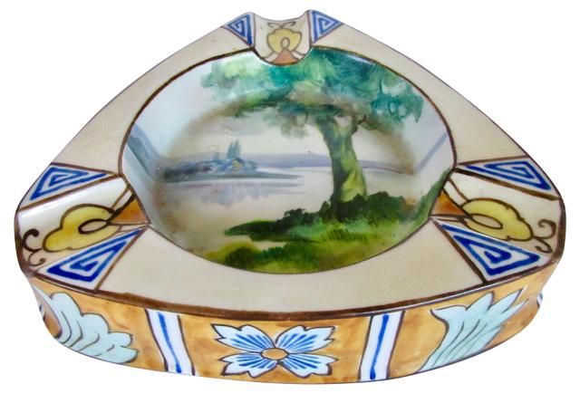 Japanese Ashtray - C. 1900 - The Emporium Ltd. - Green