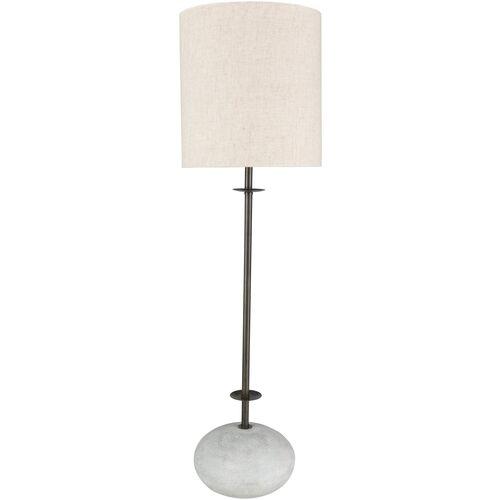 Reo Round Table Lamp - Bronze | Desk Lamp, Bedside Lamp - White