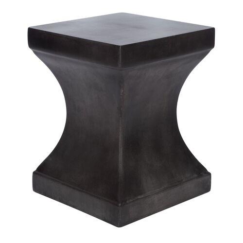 Hedman Outdoor Side Table - Black | End Table, Occasional Table, Small Table