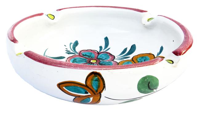 Italian Terracotta Ashtray / Catchall - Chez Vous - Green