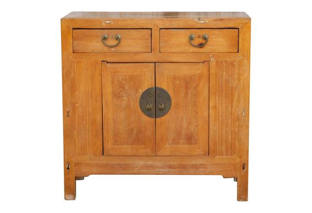 Charming Asian Farmhouse Buffet Cabinet - de-cor - Brown