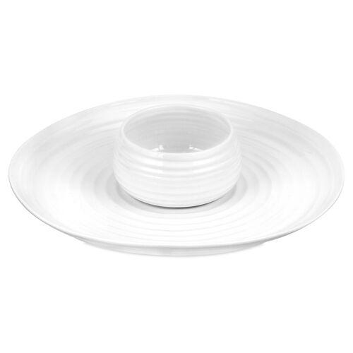 Sophie Conran Chip & Dip Set - White - Portmeirion