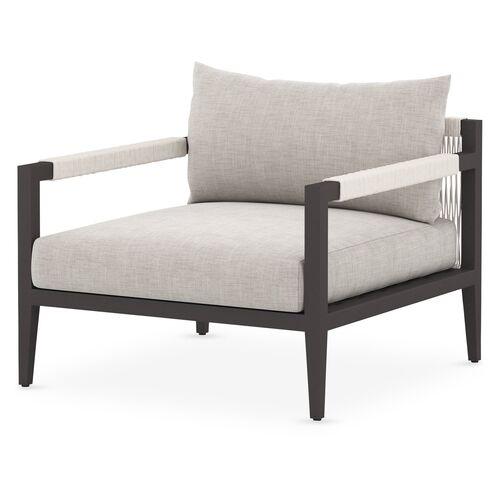 Jasper Outdoor Chair - Bronze/Stone Gray