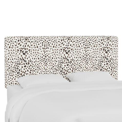 Novak Headboard - Cheetah - Handcrafted - Gray | Bedhead, Bed Back - Comfortable, Supportive