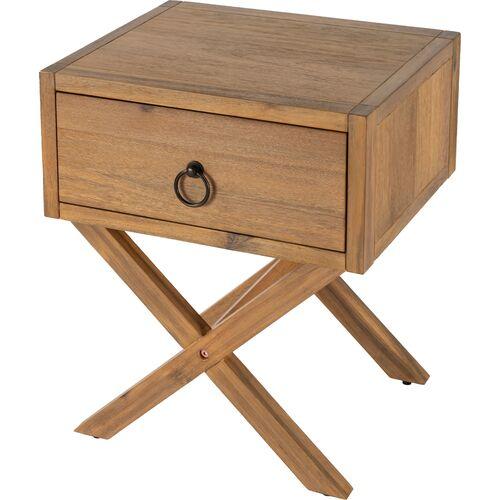 Sully End Table - Brown