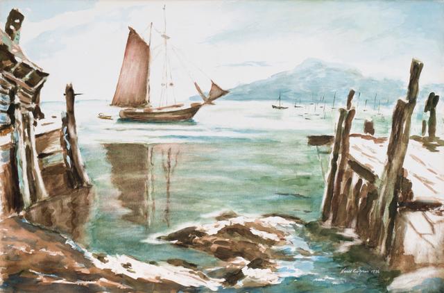 Safe Harbor by Harold Guthman - 1973 - McNaught Fine Art - White