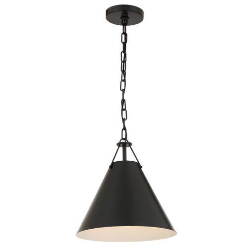 Xavier 1-Light Pendant - Black - Crystorama | Hanging Light, Lanterns - Practical, Aesthetic