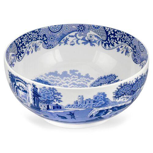 Spode Blue Italian 10.75 Inch Deep Round Bowl