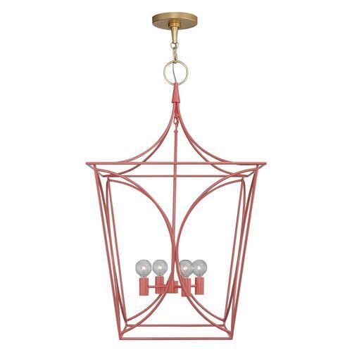 Visual Comfort - Cavanagh Medium Lantern - Pink