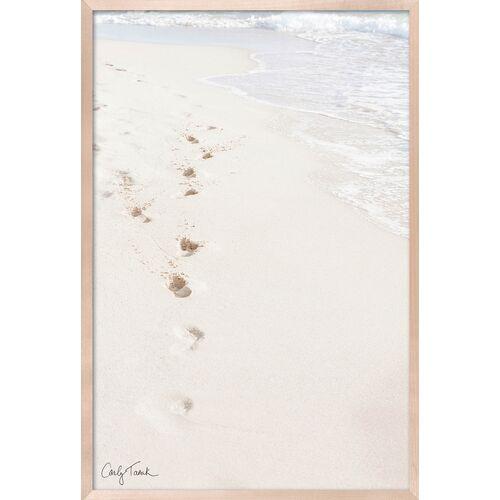 Carly Tabak - Footsteps to Paradise Photograph - Beige