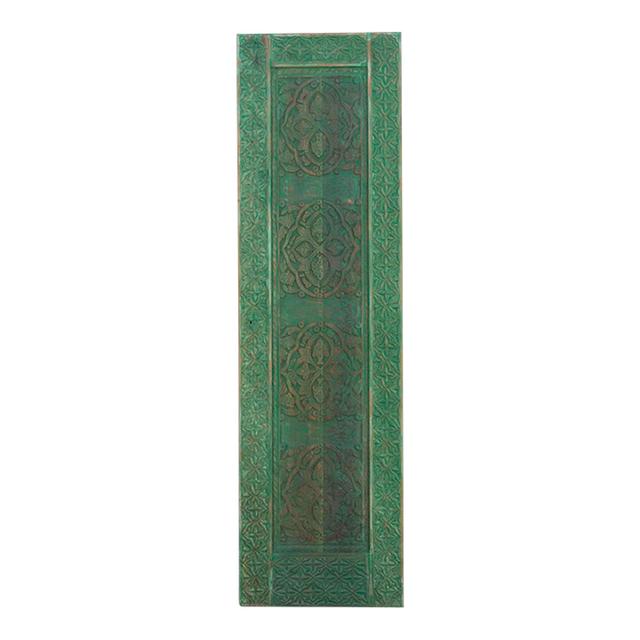 Emerald Moroccan Medina Carved Door - de-cor - Green