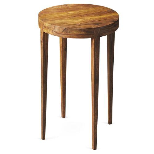 Amelia Wood Side Table - Brown | End Table, Occasional Table, Small Table - Made of Wood