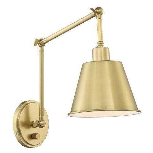 Mitchell Wall Mount - Aged Brass - Crystorama - Gold