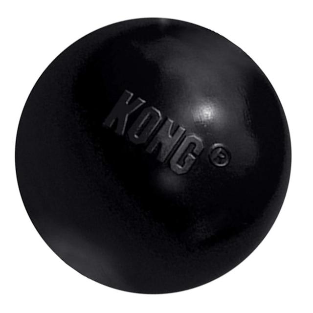 KONG Extreme Ball Dog Toy, Black, Small