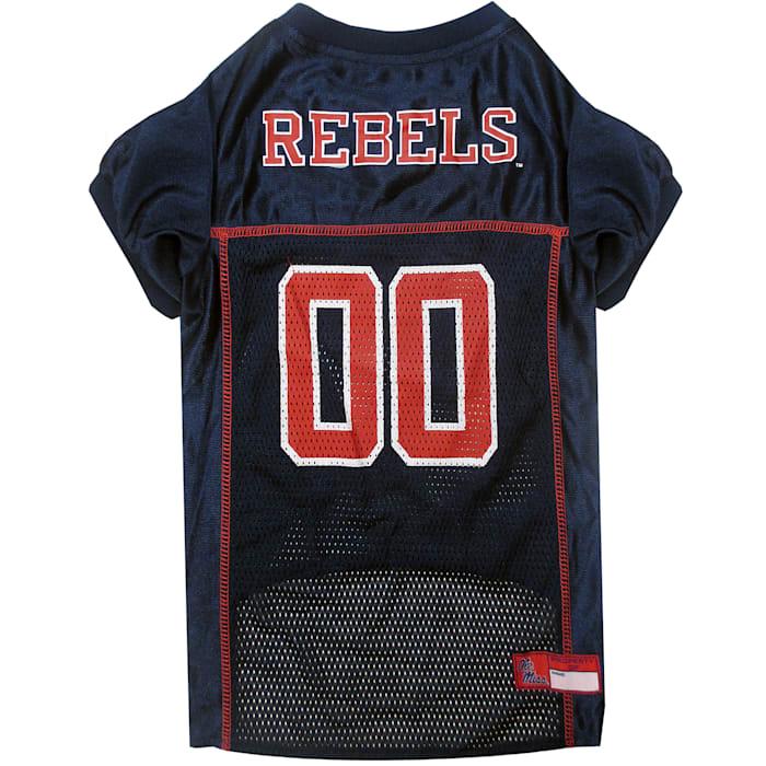 Pets First NCAA SEC Mesh Jersey for Dogs, Ole Miss, Medium