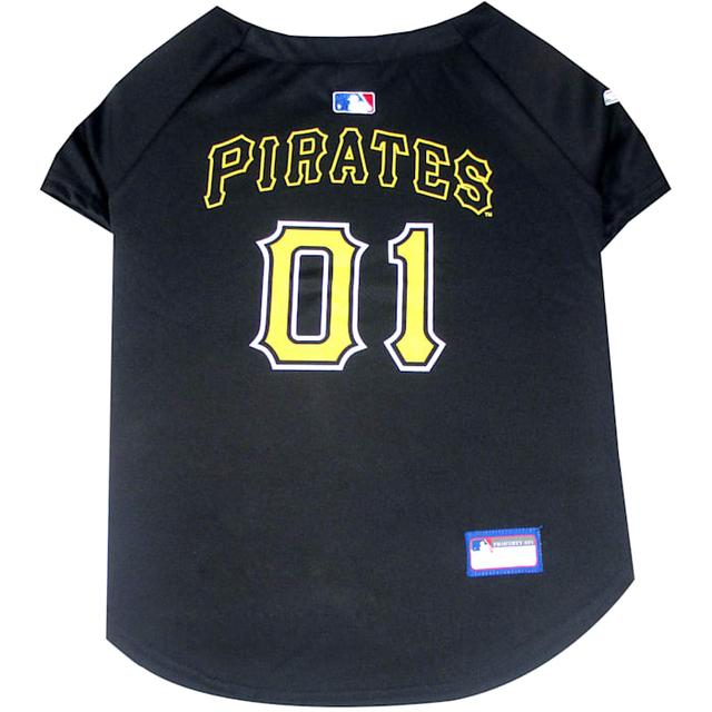Pets First MLB National League Central Jersey for Dogs, Pittsburgh Pirates, Small