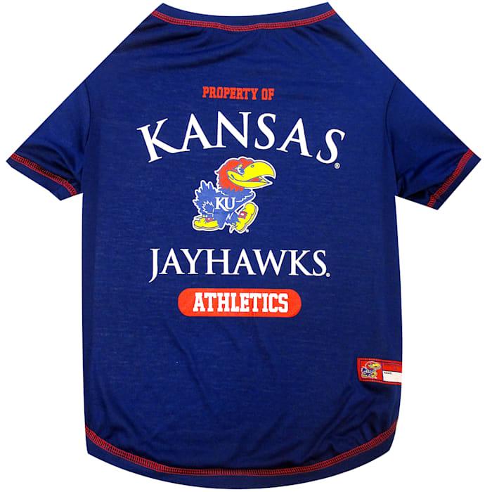Pets First NCAA BIG 12 T-Shirt for Dogs, Kansas, Large