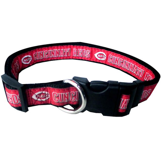 Pets First Official MLB Cincinnati Reds Collar, Large