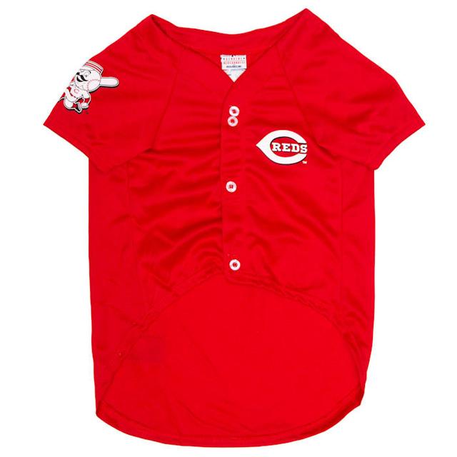 Pets First MLB National League Central Jersey for Dogs, Cincinnati Reds, XS