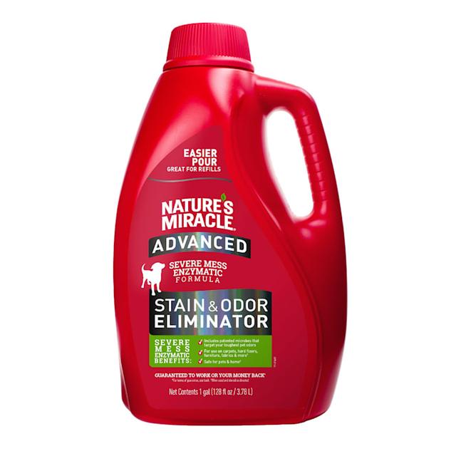 Nature's Miracle Fresh Scent Advanced Stain & Odor Eliminator For Dogs, 1 Gallon