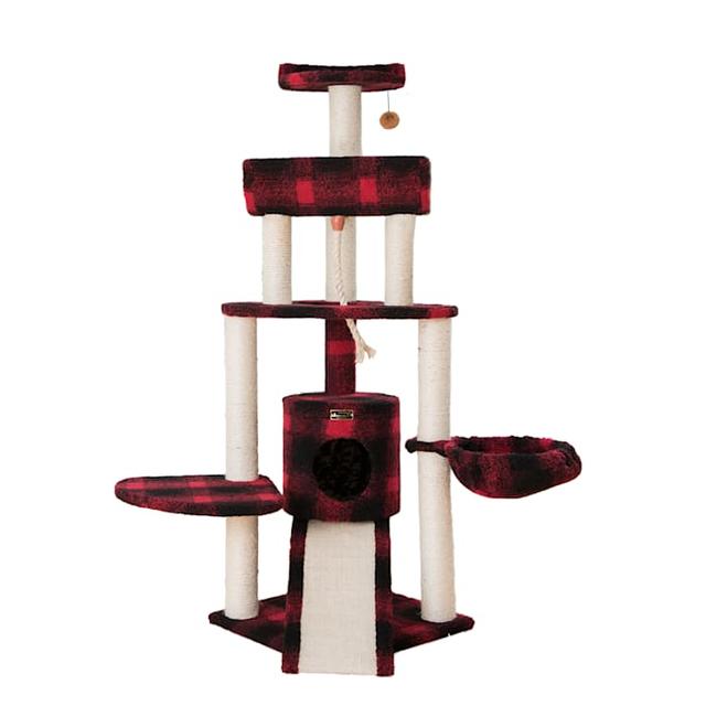 Armarkat Classic Real Wood Cat Tree Model B5806, 58" H