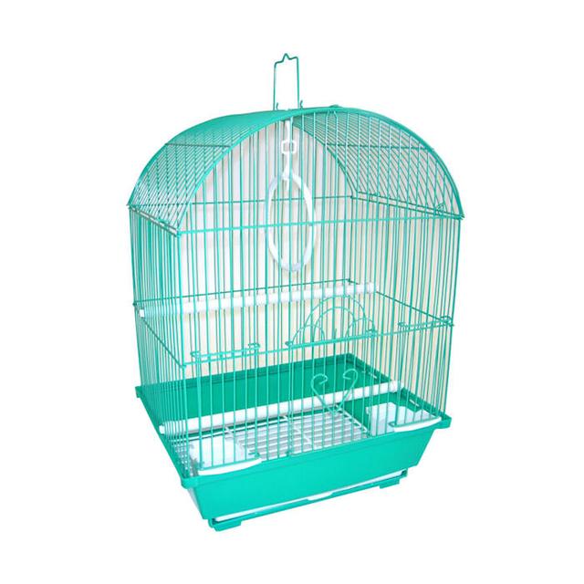 YML Green Top Style Parakeet Cage, 11" L X 9" W X 16" H, Small
