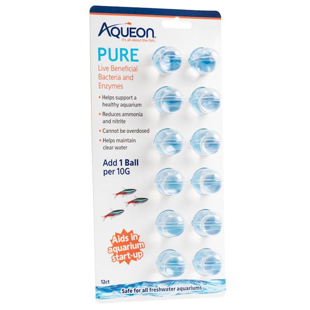Aqueon PURE Live Beneficial Bacteria and Enzymes 12 ct