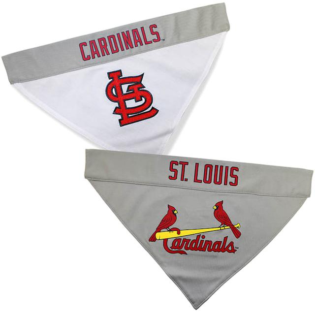 Pets First MLB National League Reversible Bandana for Dogs, St. Louis Cardinals, Small/Medium