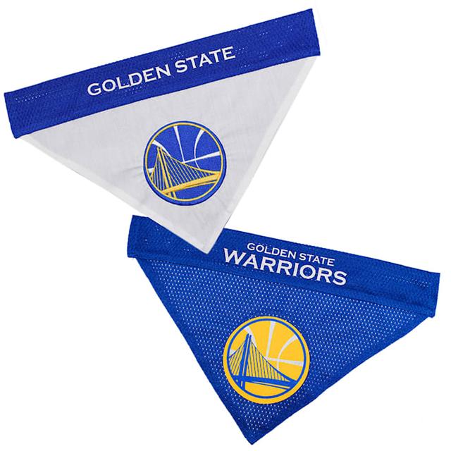 Pets First NBA Reversible Bandana for Dogs, Golden State Warriors, Small/Medium