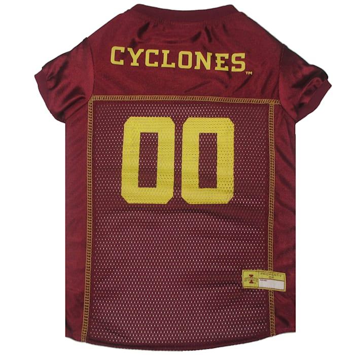 Pets First NCAA BIG 12 Mesh Jersey for Dogs, Iowa State, Small