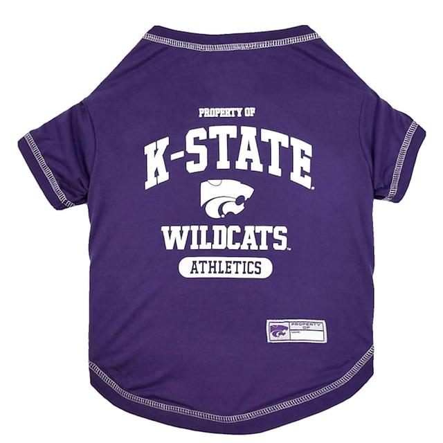 Pets First NCAA BIG 12 T-Shirt for Dogs, Kansas State, XS