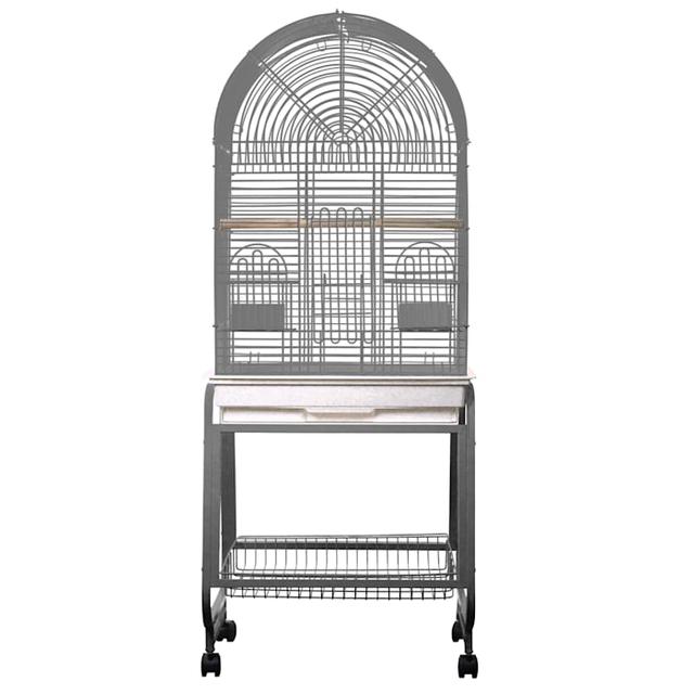 A&E Cage Company Platinum 701 Opening Dome Top Cage With Removable Stand, 22" L X 17" W X 58" H, Small