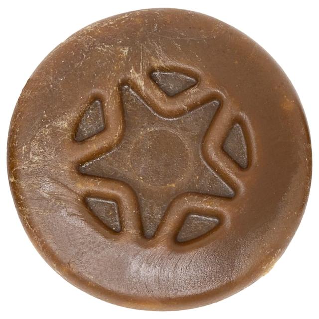 Starmark Everlasting Treat Puck Dog Toy, Brown, Medium
