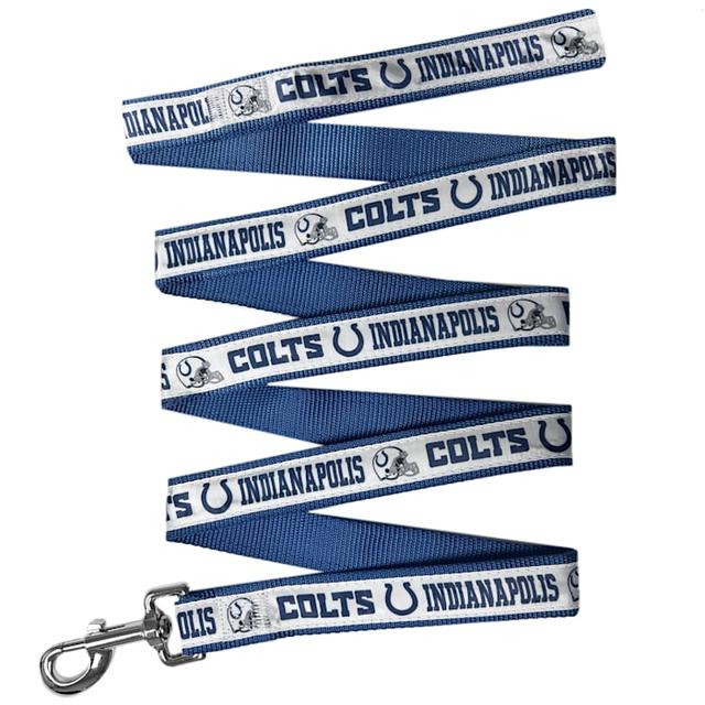 Pets First Indianapolis Colts Satin Dog Leash, 0.5 ft., Small