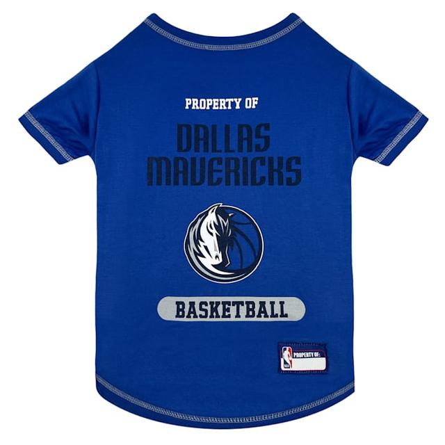 Pets First NBA Western Conference T-Shirt For Dogs, Dallas Mavericks, Large