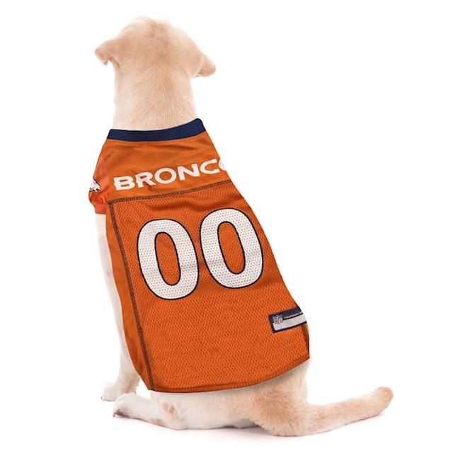 Pets First NFL Mesh Dog Jersey, Denver Broncos, Large