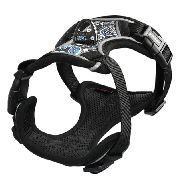Puppia Cynthia Dog Harness H, Black, Small