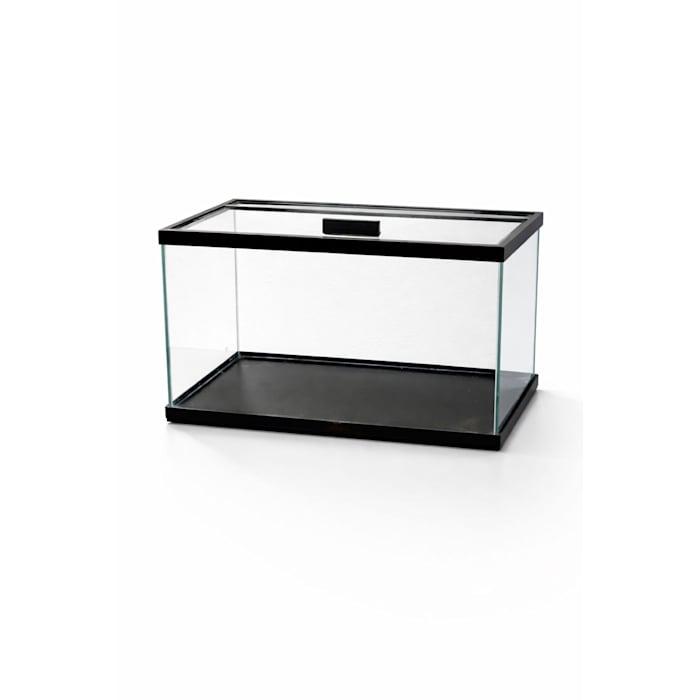 North American Pet Aquatics 2.5 Gallon Glass Aquarium with Glass Lid, Transparent