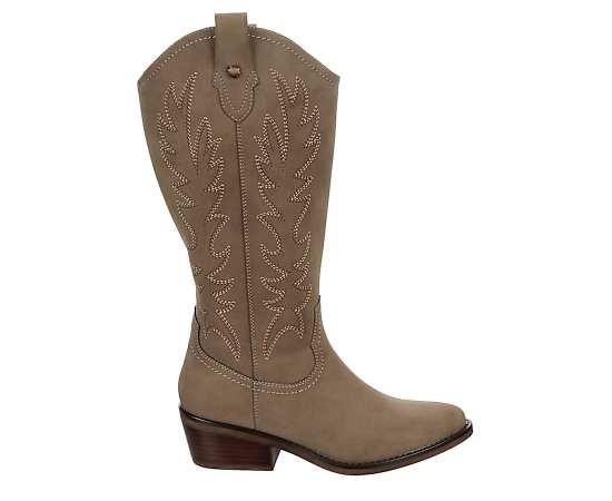 Michael By Shannon Womens Rodeo Wide Calf Western Boot