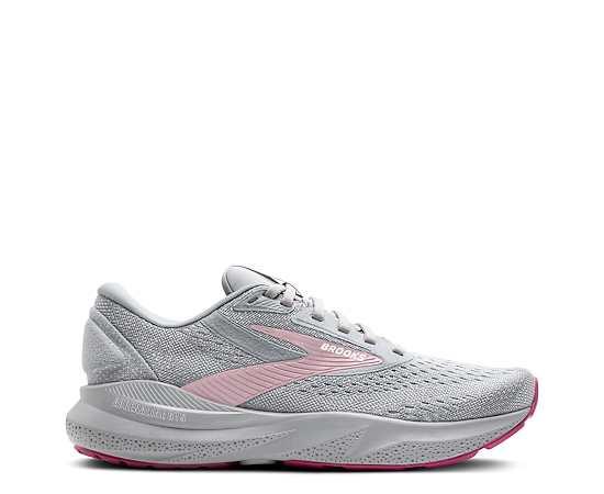 Brooks Womens Adrenaline Gts 24 Running Shoe - Pale Grey Size 8M