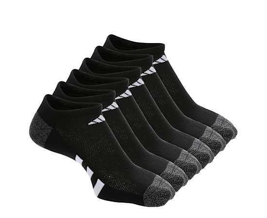 Adidas Boys Athletic Cushioned No Show Socks 6 Pairs