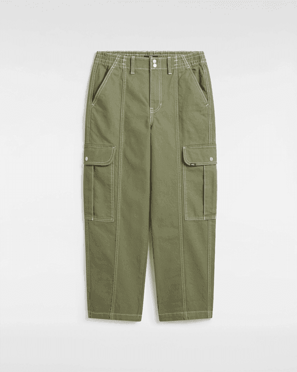 Vans - Sidewalk Trousers, Woman, Green, Size: XS
