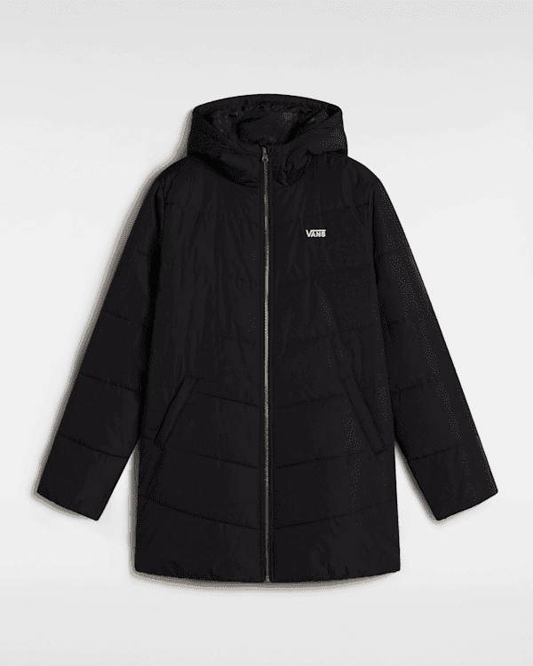 Vans - Foundry Long MTE Jacket, Woman, Black, Size: XXL