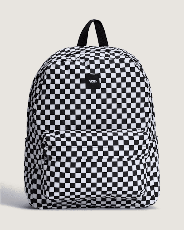 Vans - Old Skool Check Backpack, Black, Size: One size