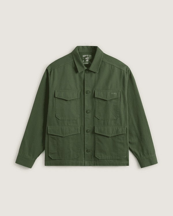 Vans - Skate Military Overshirt, Man, Green, Size: M
