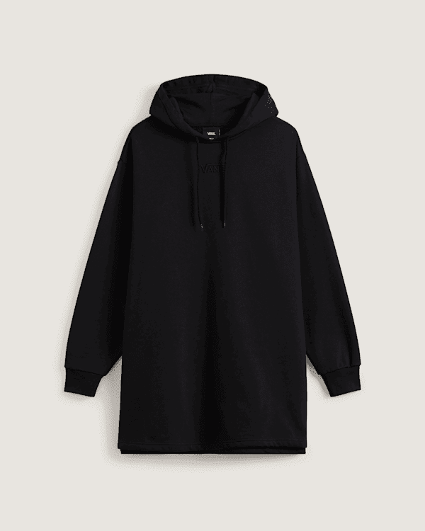 Vans - Brushed-back fleece Dress, Woman, Black, Size: XS