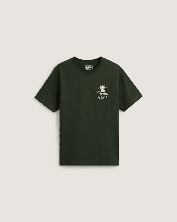 Vans - By Board Gang T-Shirt, Green, Size: M