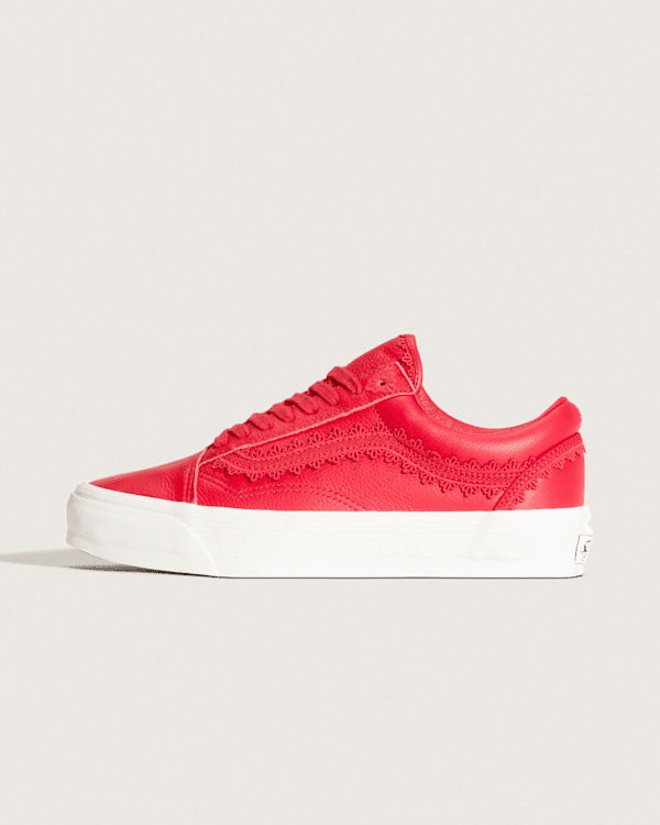Vans - Premium Old Skool Shoes, Man, Red, Size: 4.5